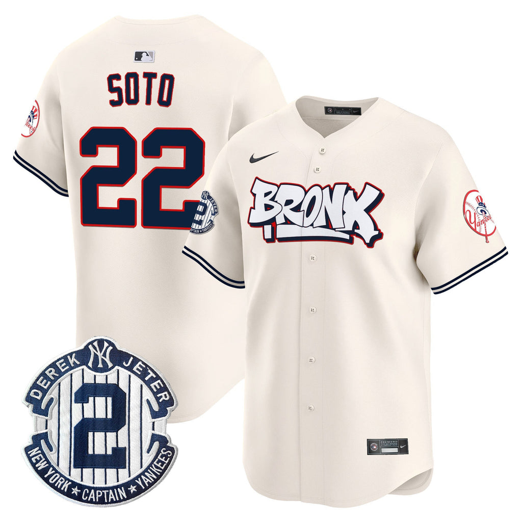 NYY The Bronx Graffiti Vapor Premier Limited Jersey V4 - All Stitched