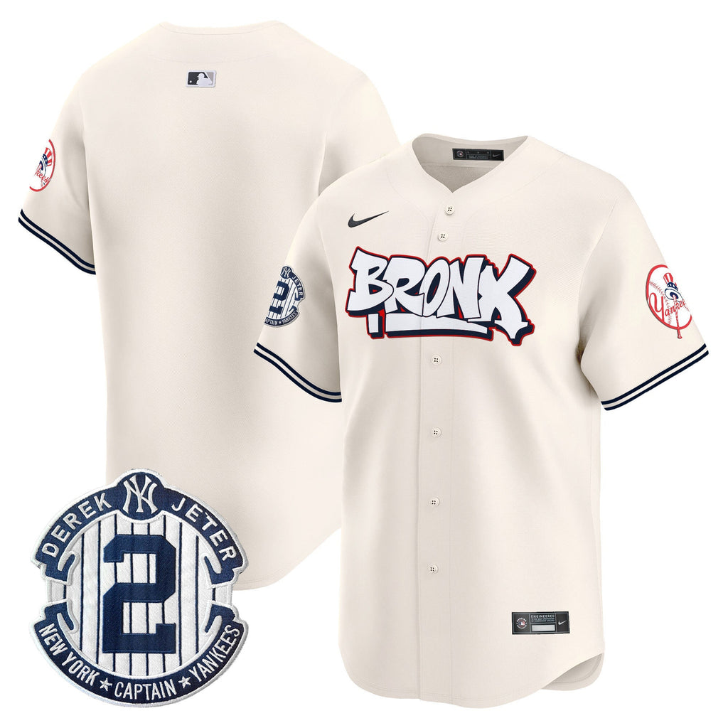NYY The Bronx Graffiti Vapor Premier Limited Jersey V4 - All Stitched