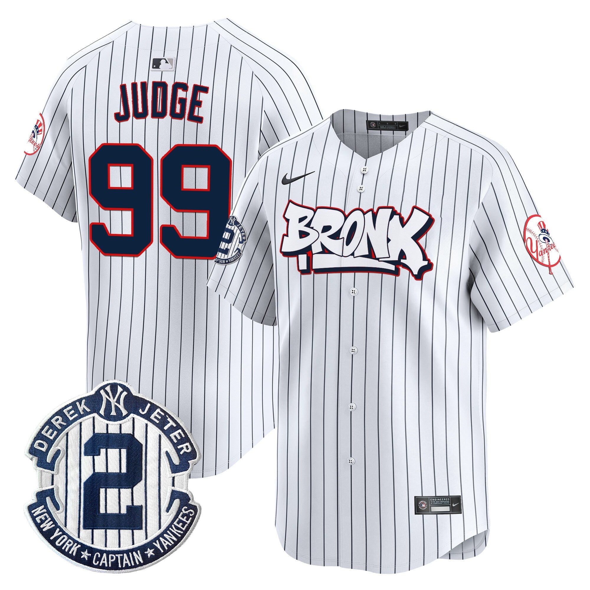 NYY The Bronx Graffiti Vapor Premier Limited Jersey V4 - All Stitched