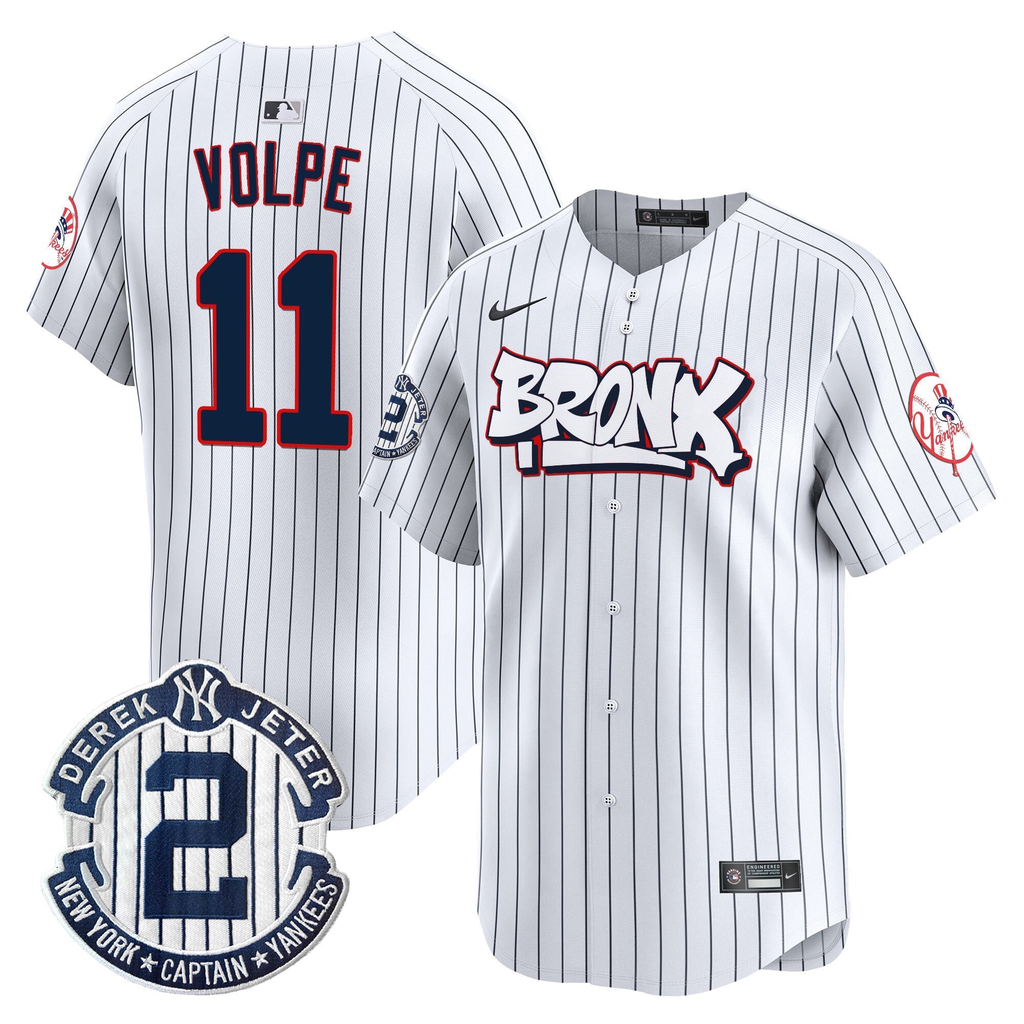 NYY The Bronx Graffiti Vapor Premier Limited Jersey V4 - All Stitched