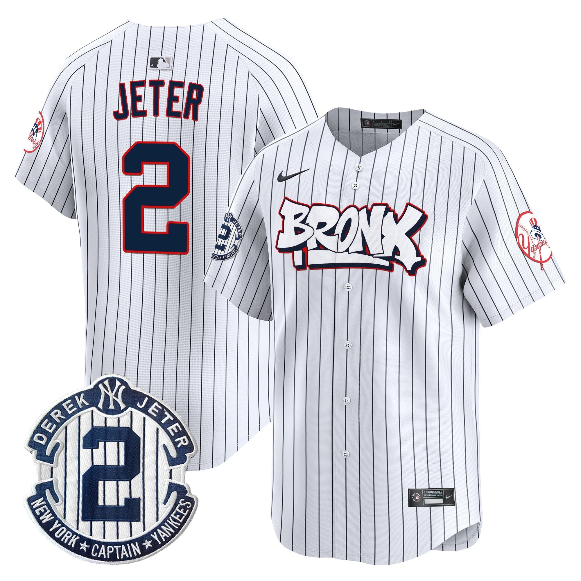 NYY The Bronx Graffiti Vapor Premier Limited Jersey V4 - All Stitched