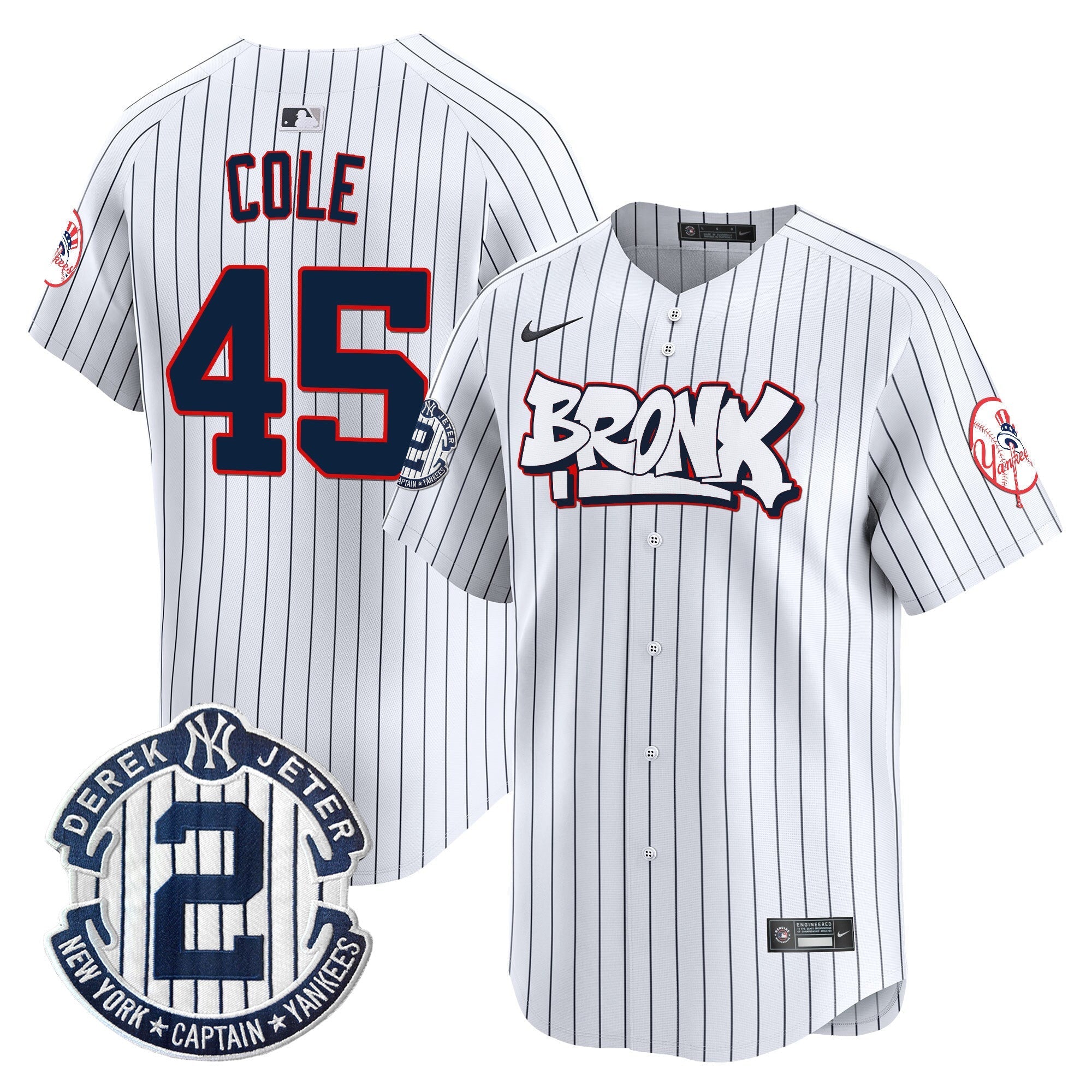 NYY The Bronx Graffiti Vapor Premier Limited Jersey V4 - All Stitched