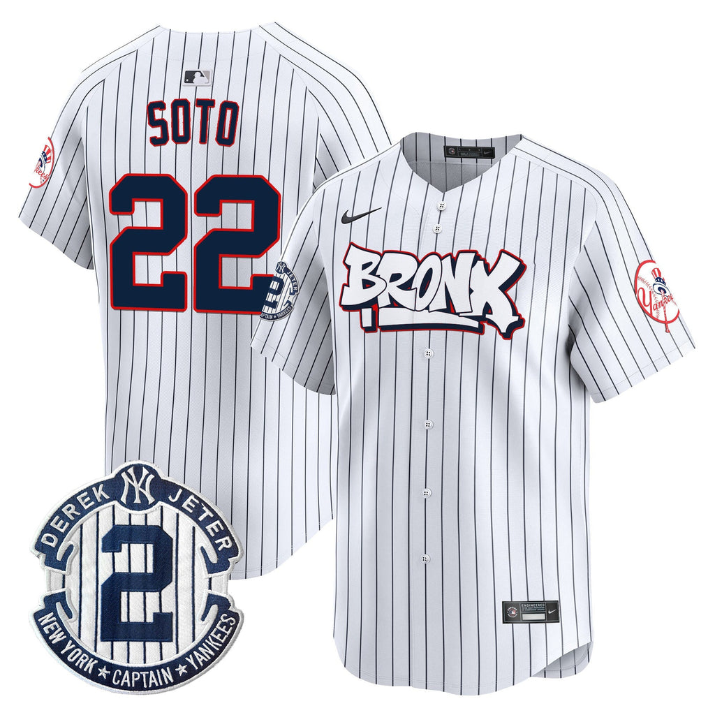 NYY The Bronx Graffiti Vapor Premier Limited Jersey V4 - All Stitched