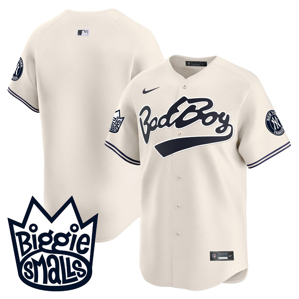 NYY Biggie Smalls Vapor Premier Limited Jersey - All Stitched