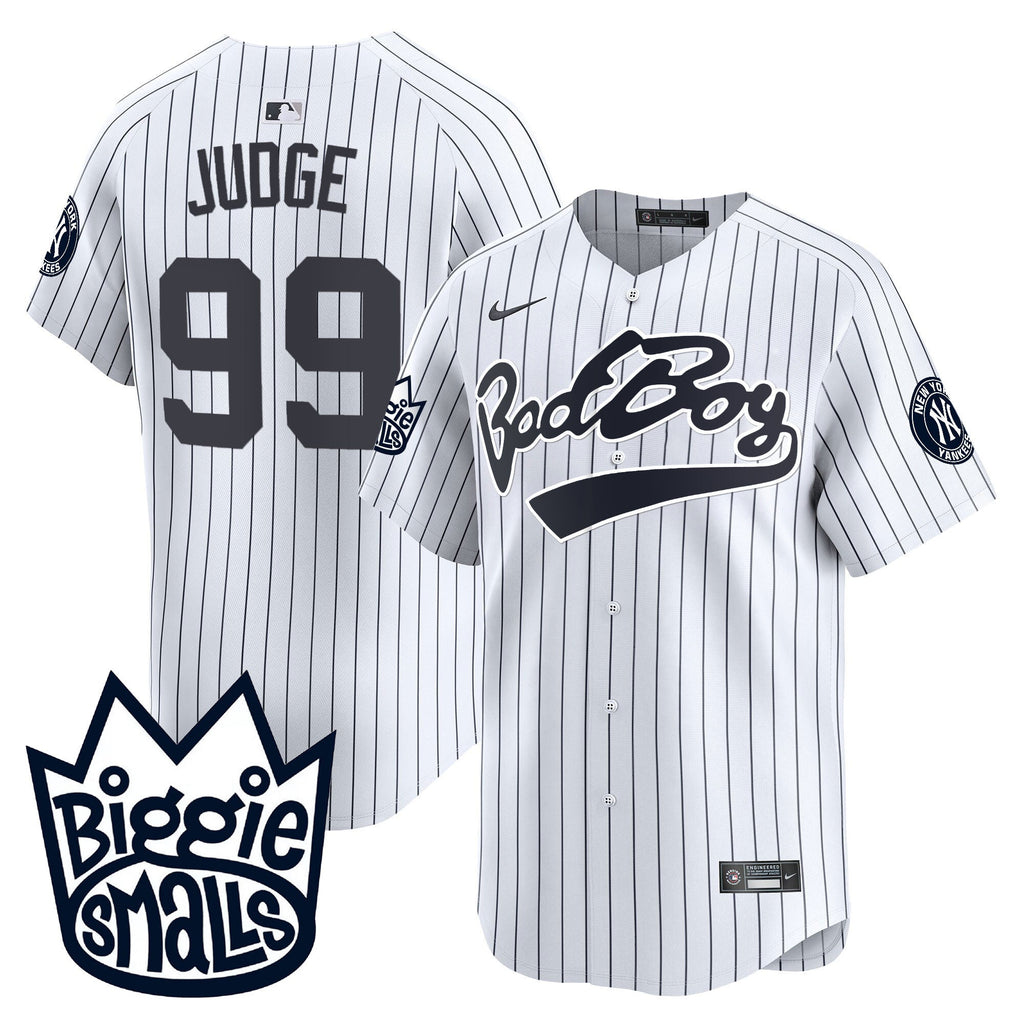 NYY Biggie Smalls Vapor Premier Limited Jersey - All Stitched
