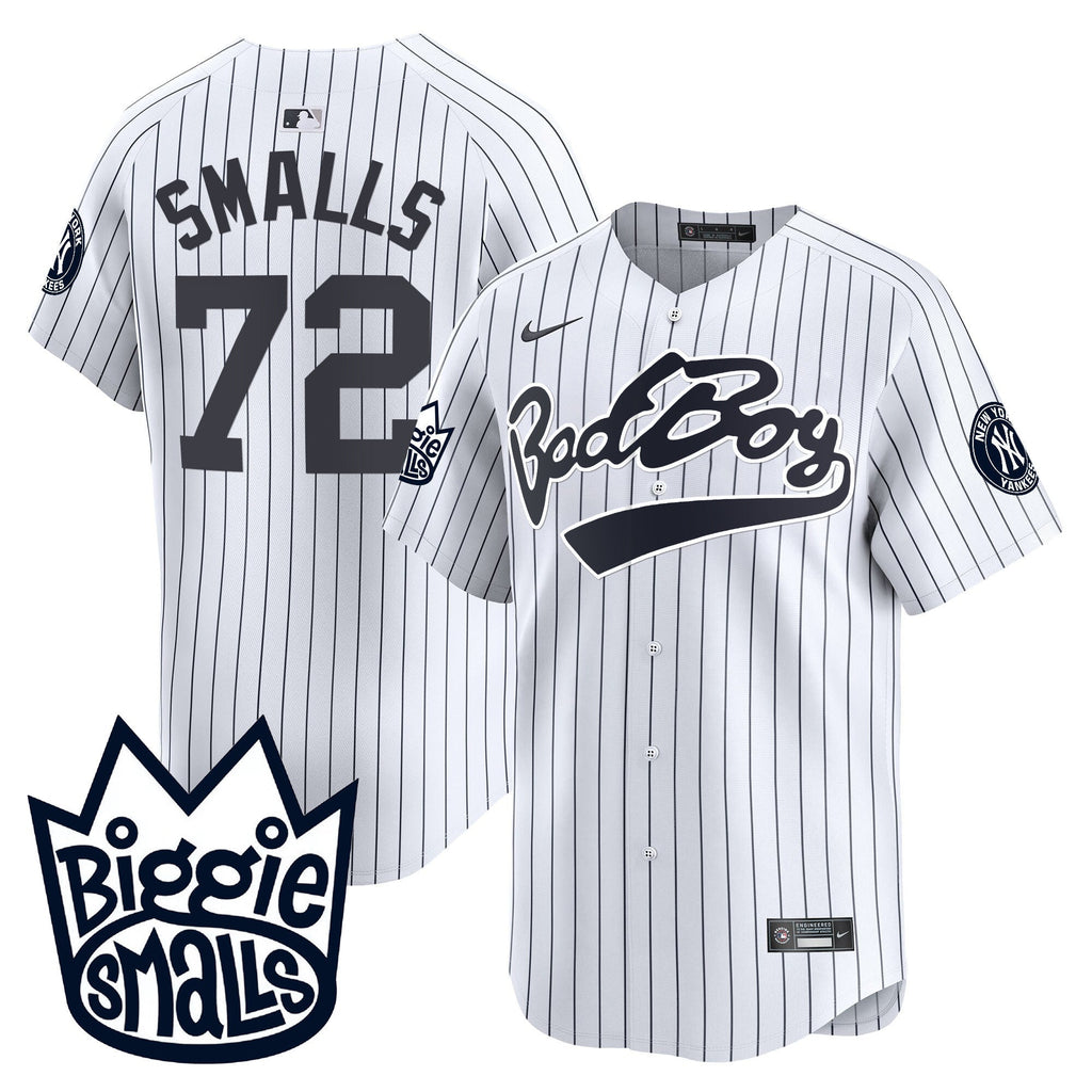 NYY Biggie Smalls Vapor Premier Limited Jersey - All Stitched