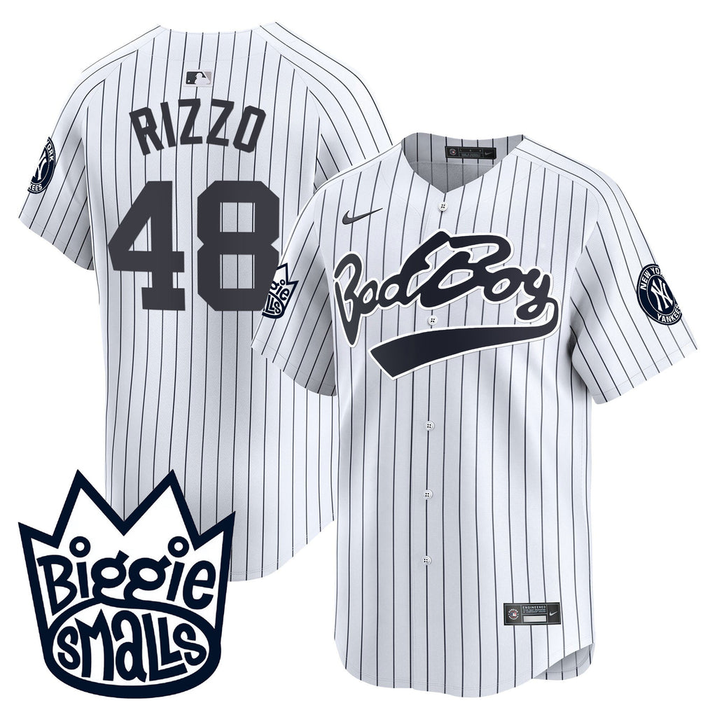 NYY Biggie Smalls Vapor Premier Limited Jersey - All Stitched