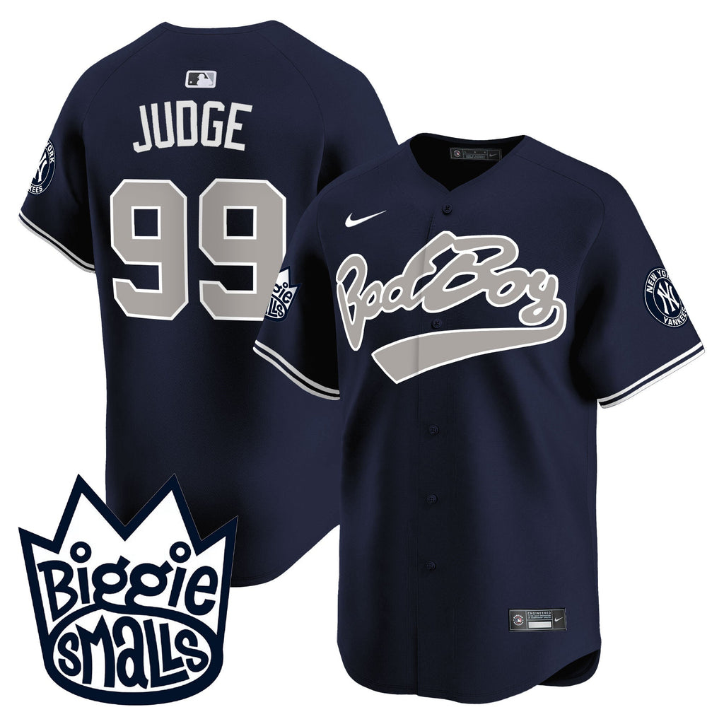 NYY Biggie Smalls Vapor Premier Limited Jersey - All Stitched