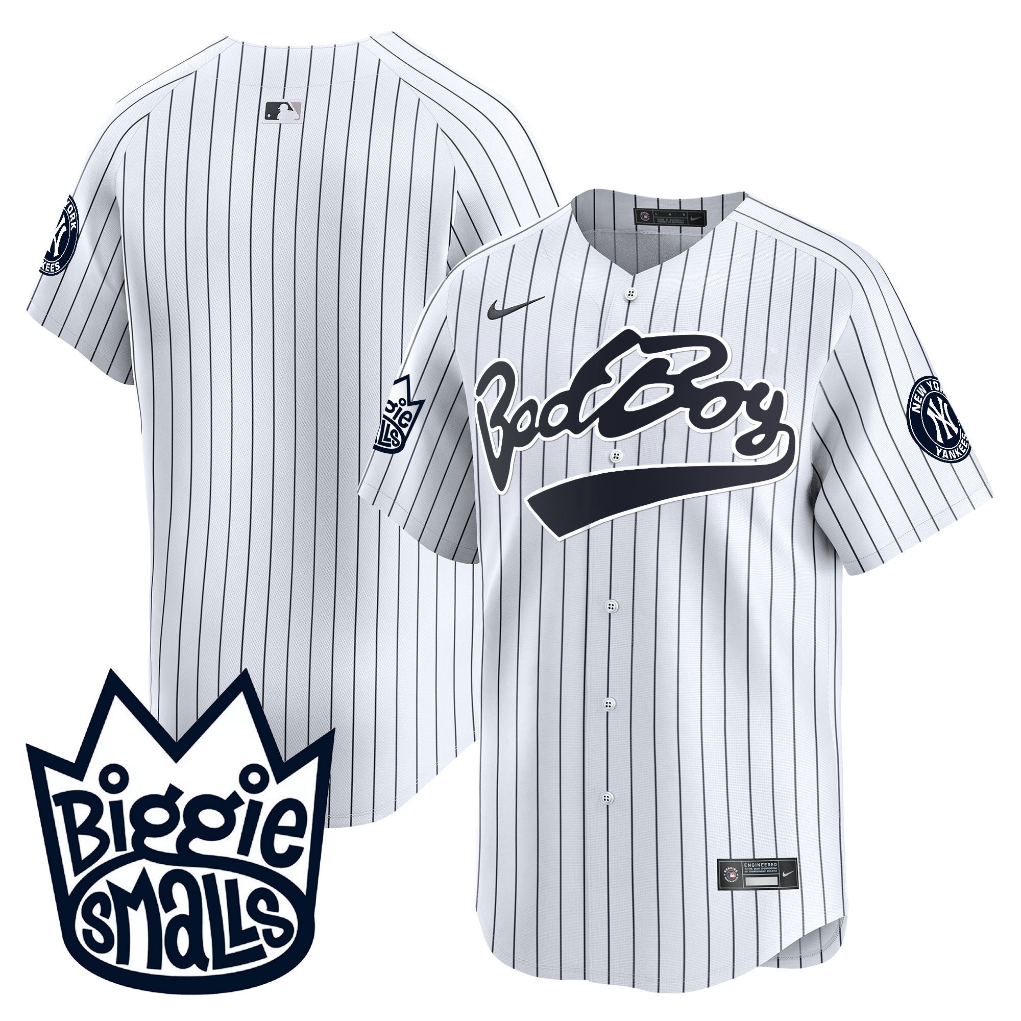 NYY Biggie Smalls Vapor Premier Limited Jersey - All Stitched