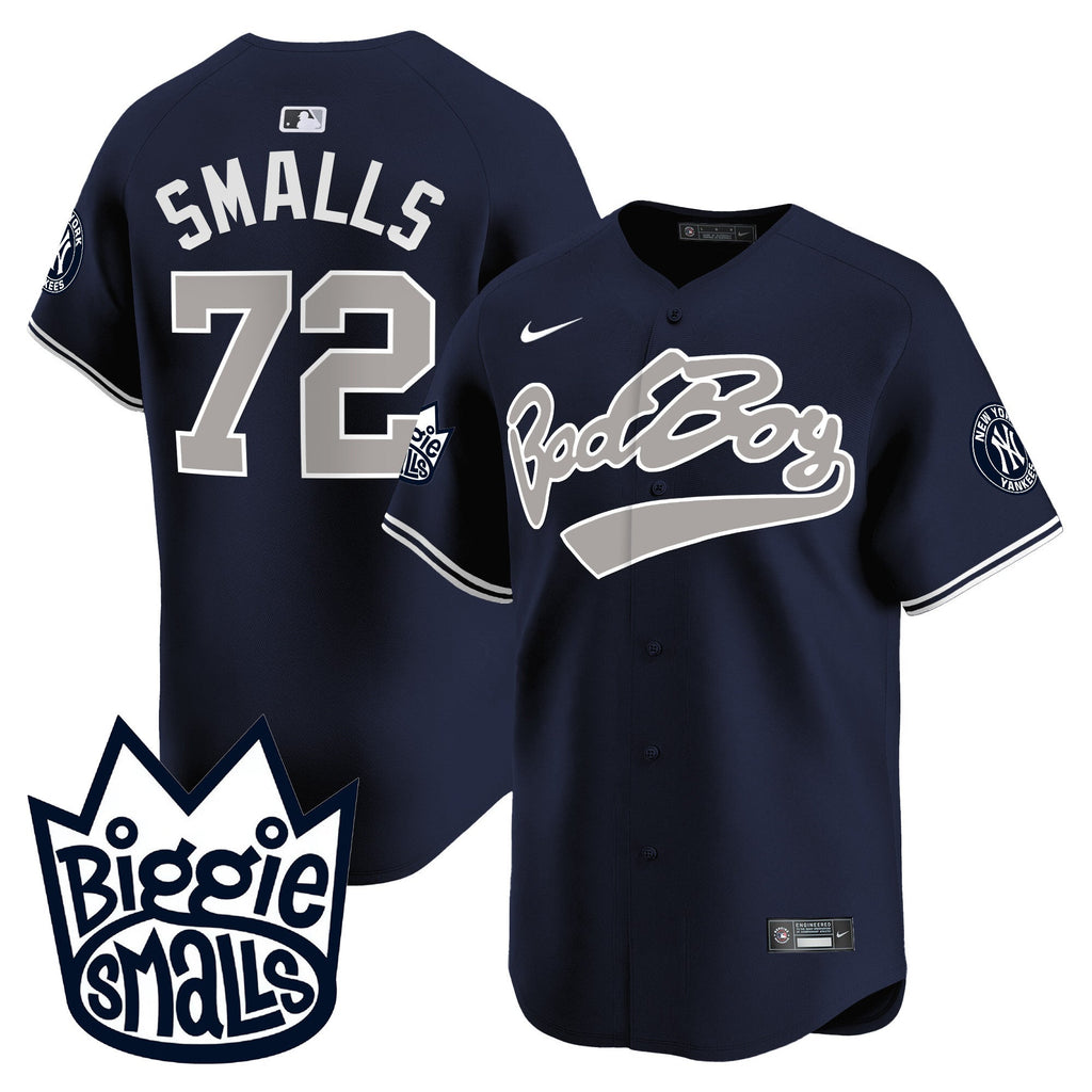 NYY Biggie Smalls Vapor Premier Limited Jersey - All Stitched