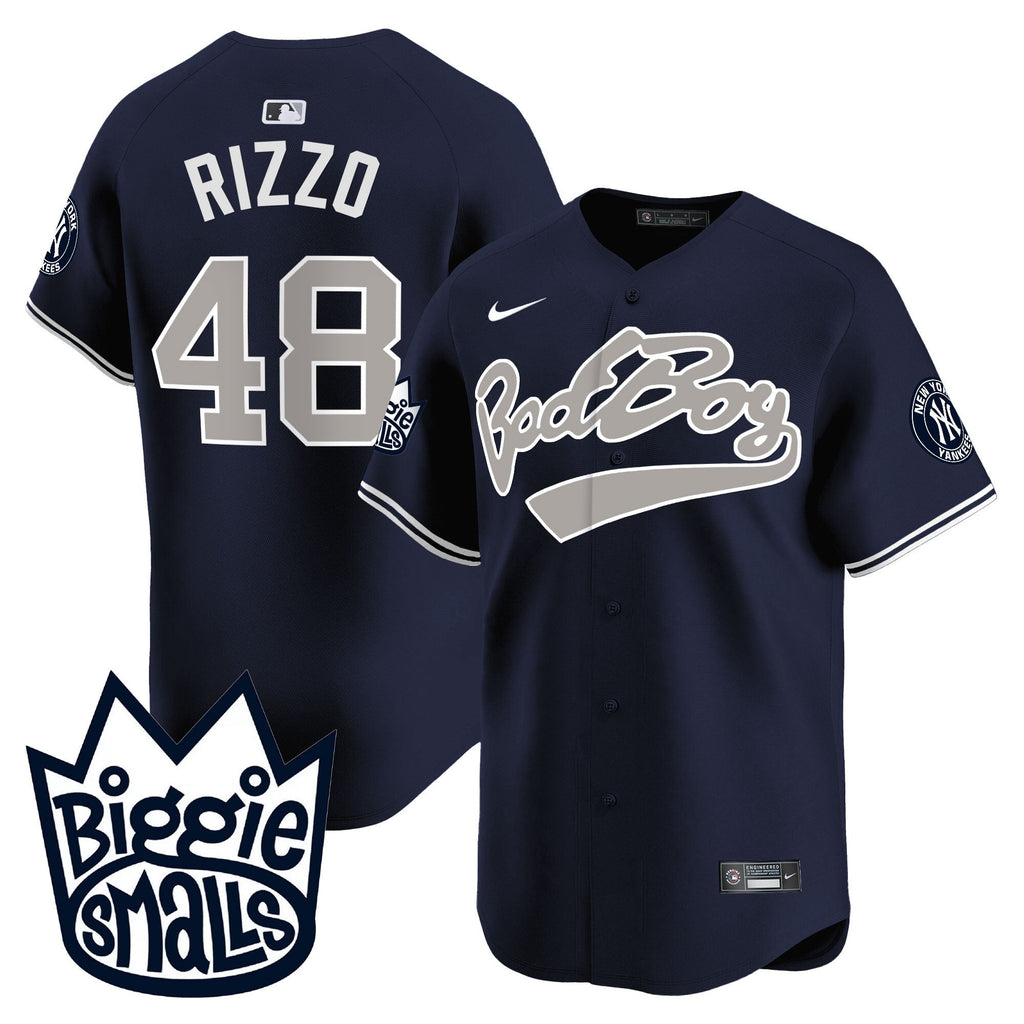 NYY Biggie Smalls Vapor Premier Limited Jersey - All Stitched