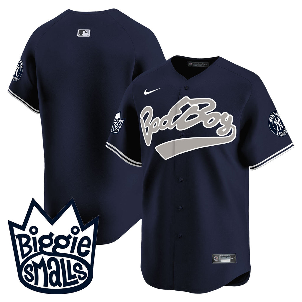 NYY Biggie Smalls Vapor Premier Limited Jersey - All Stitched