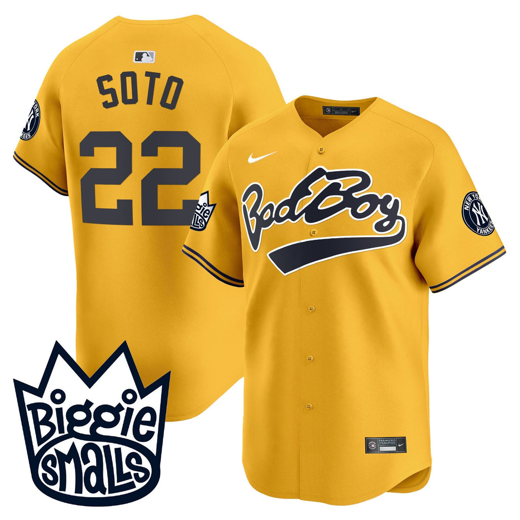 NYY Biggie Smalls Vapor Premier Limited Jersey - All Stitched