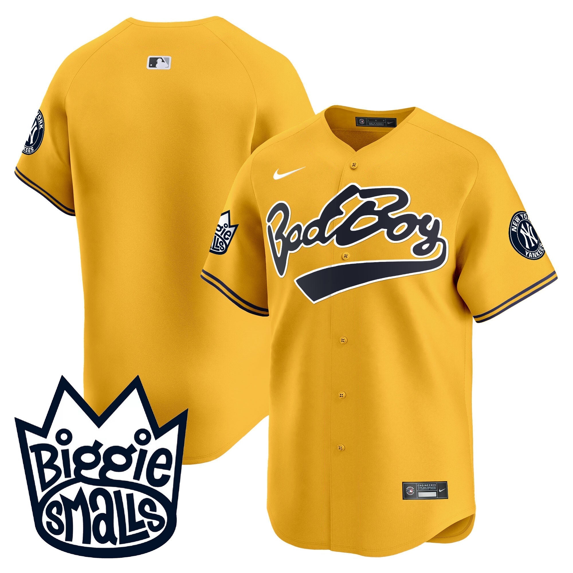 NYY Biggie Smalls Vapor Premier Limited Jersey - All Stitched