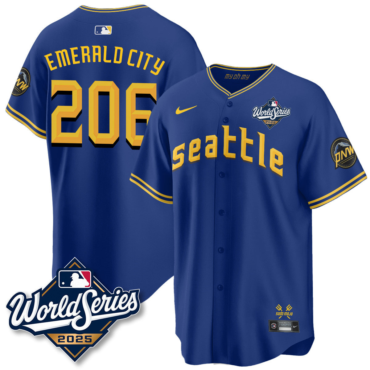 SEA 2025 World Series Jersey - All Stitched