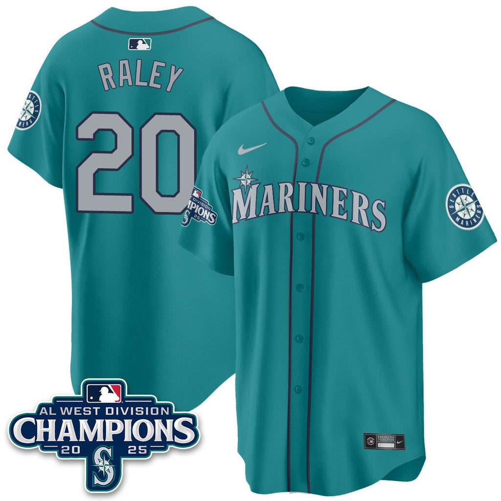 SEA 2025 AL West Division Champions Jersey - All Stitched