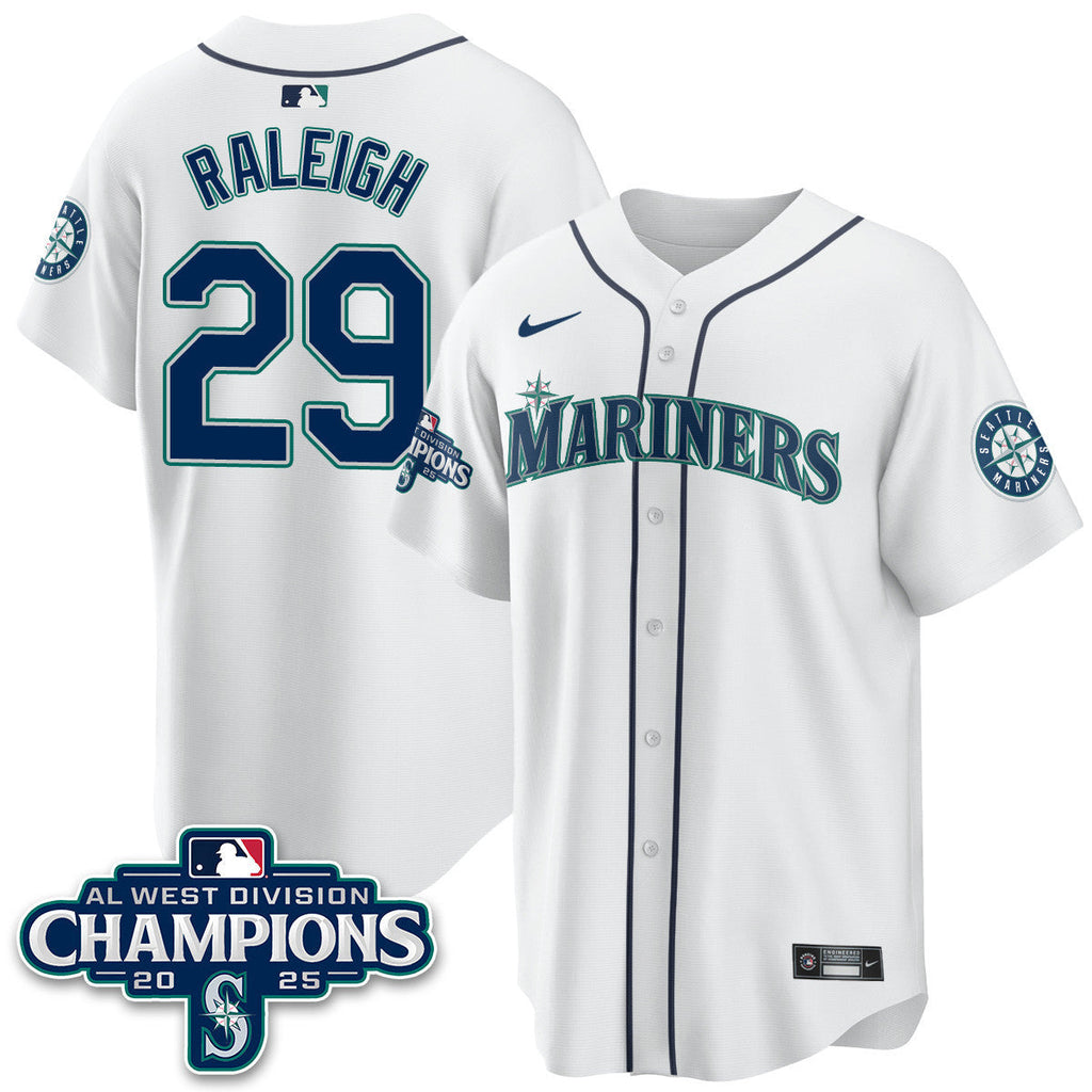 SEA 2025 AL West Division Champions Men Jersey - All Stitched